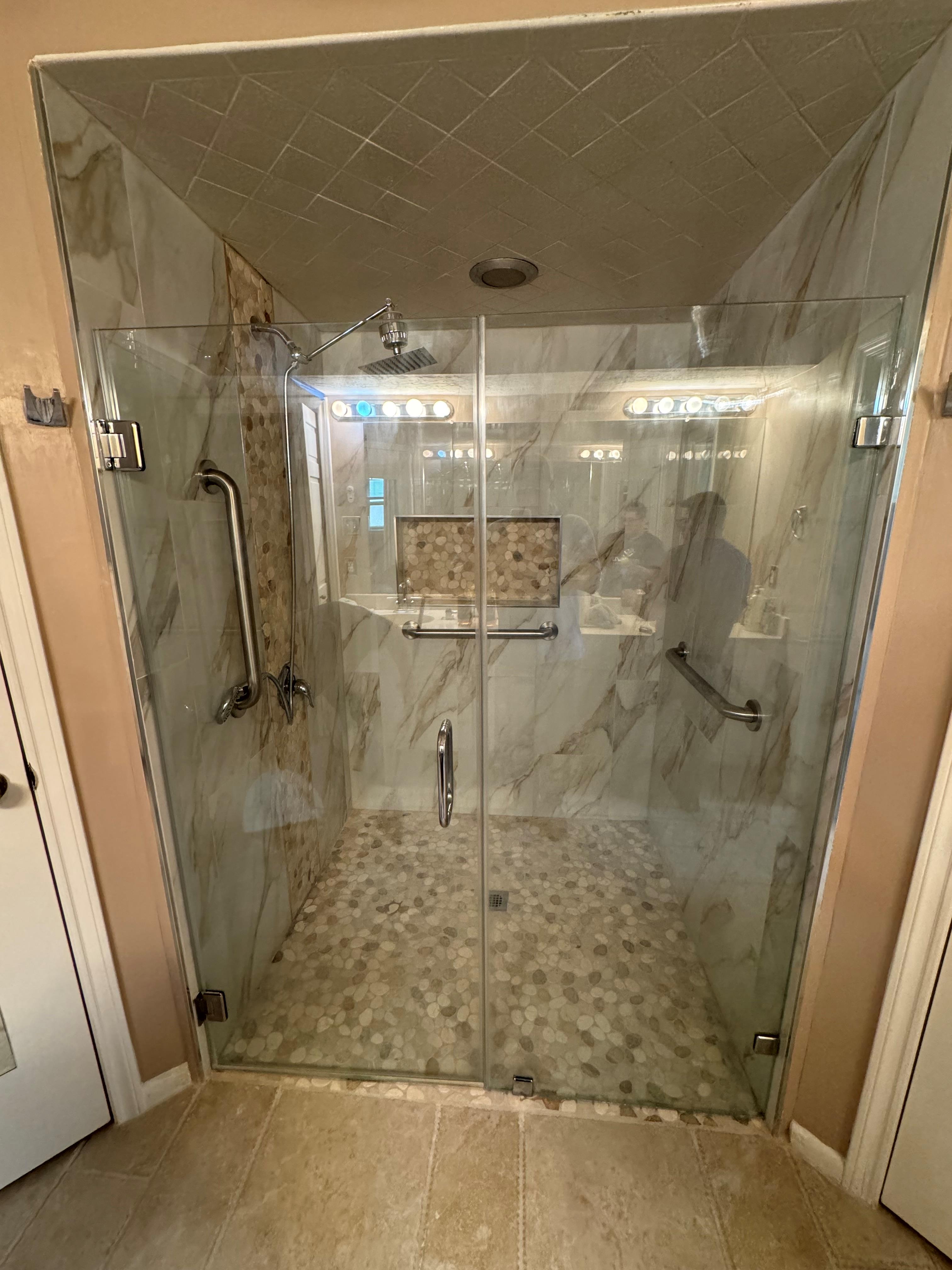 Custom tile shower